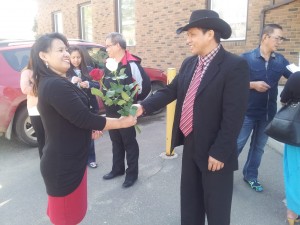 The Rector, Rev. Robert and his wife